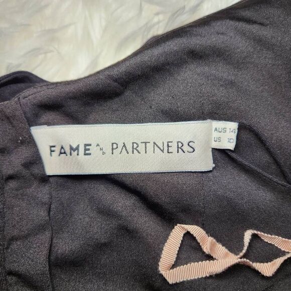 Fame And Partners Firefly Cutout Off Shoulder Dress - Picture 7 of 11